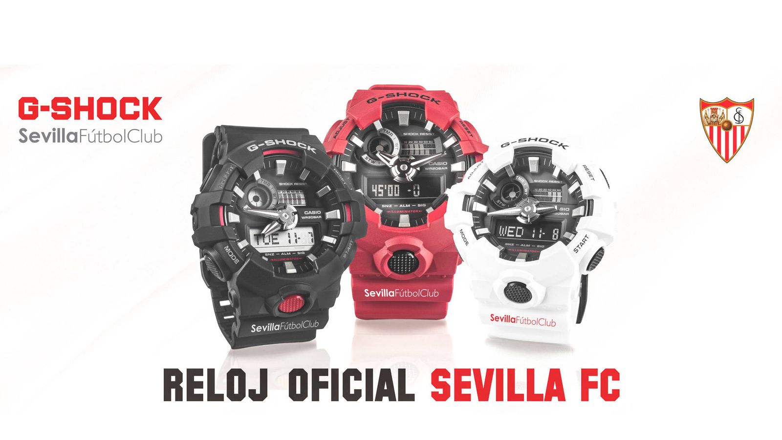 G-Shock, reloj oficial del Sevilla FC