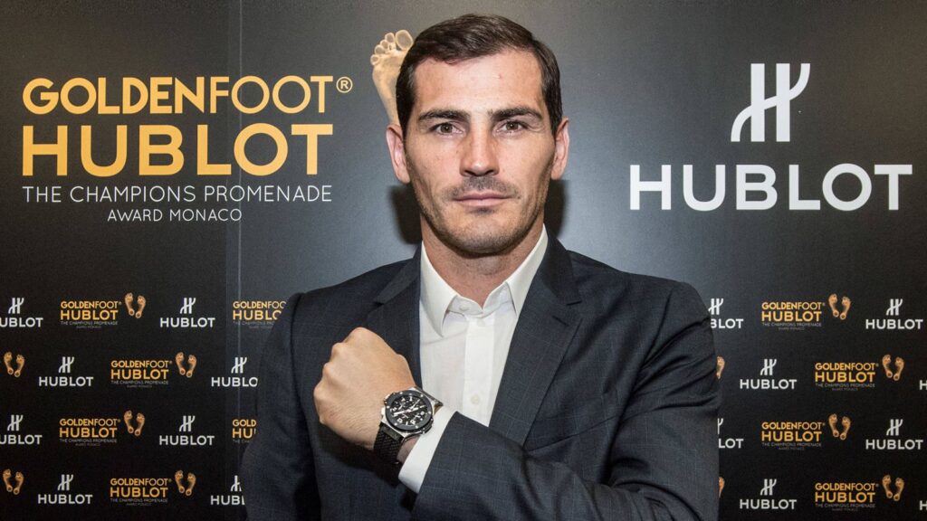 Iker Casillas, ganador del premio Hublot Golden Foot