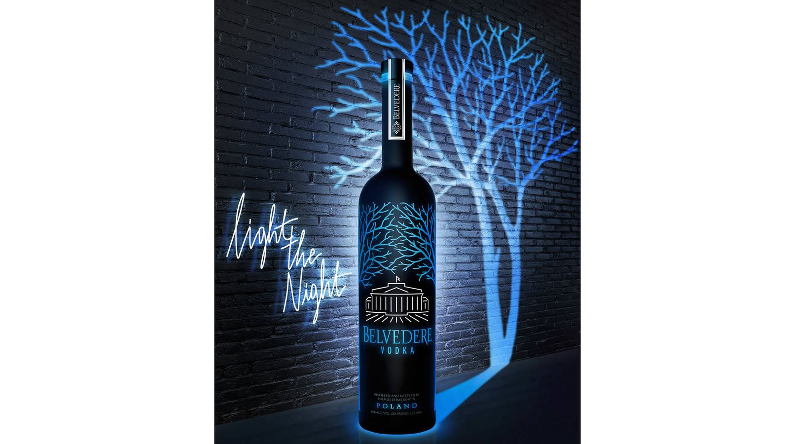 La nueva botella luminosa de Belvedere Vodka