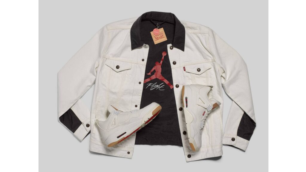 La última colaboración de Levi's con Air Jordan es reversible