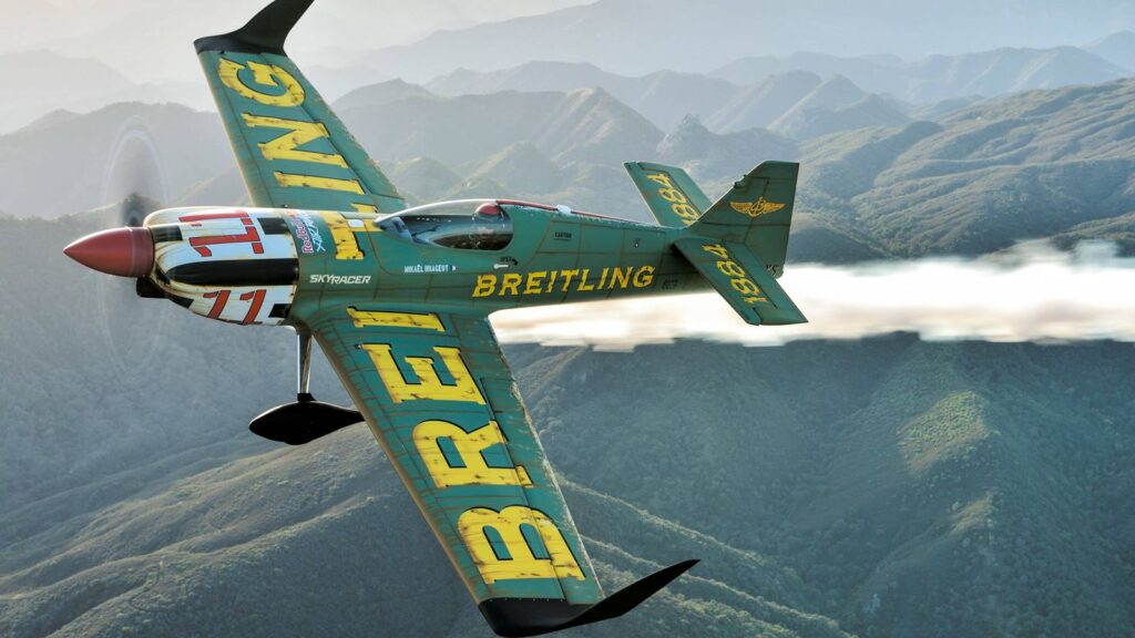 Las acrobacias aéreas del Breitling Racing Team