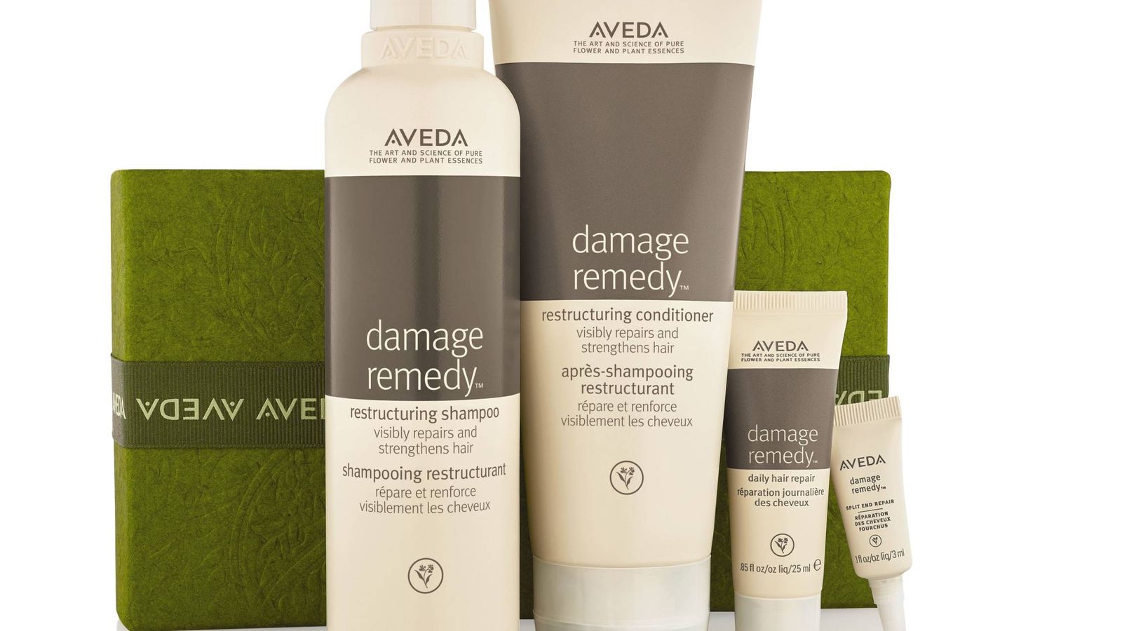 Tres packs de aseo masculino de Aveda, responsable con la naturaleza