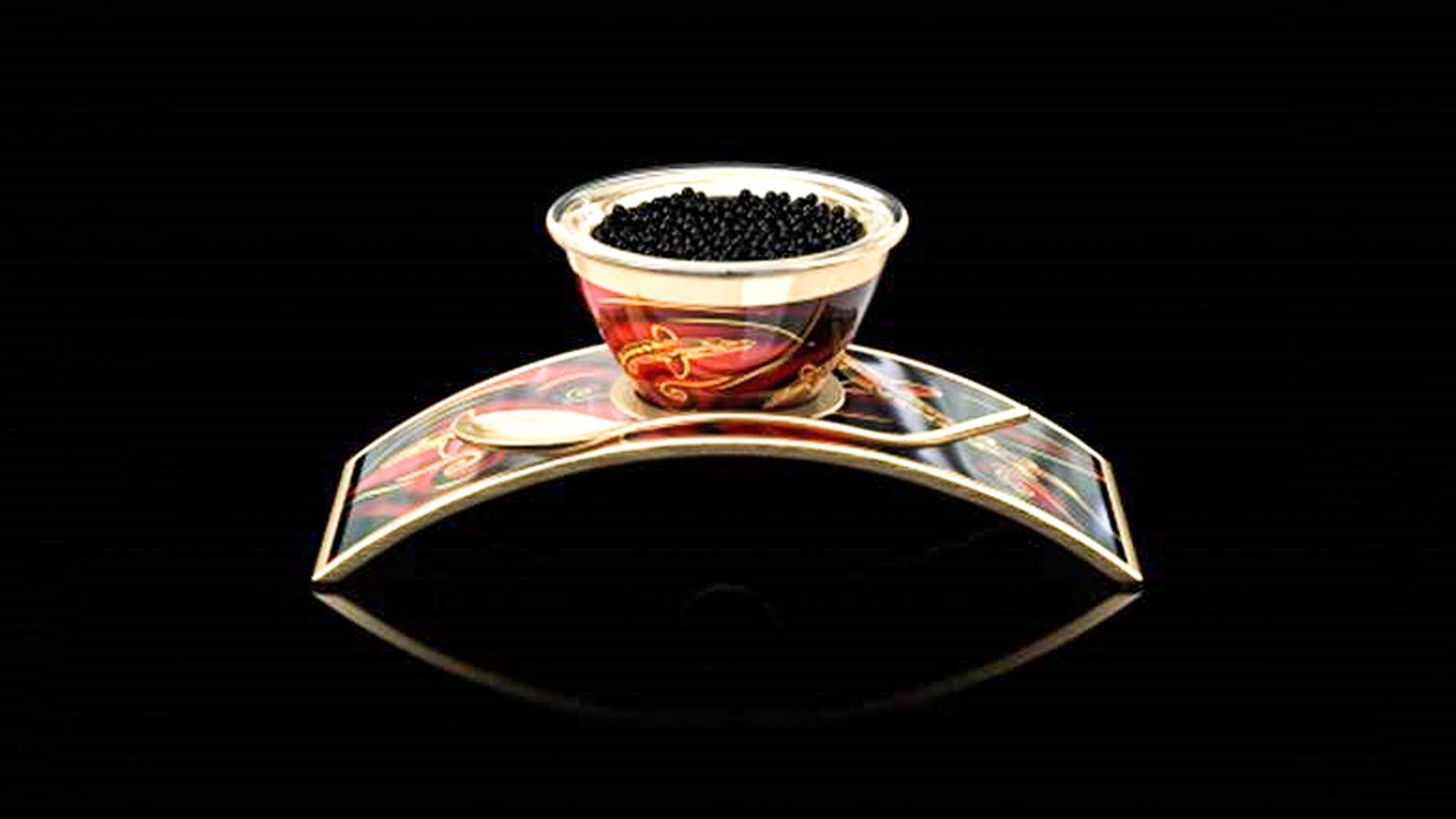 Una copa especial para degustar caviar