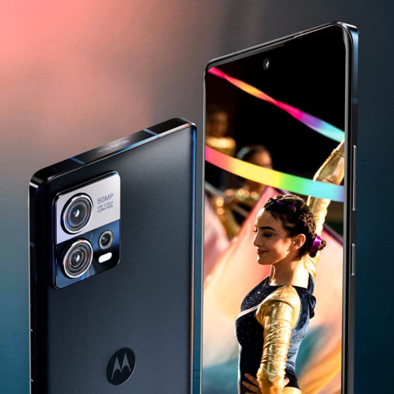 El Motorola Edge 30 Fusion ofrece un sensor de alta resolucio?n de 50MP en su ca?mara principal y puede cargarse para todo el di?a en tan solo 10 minutos.