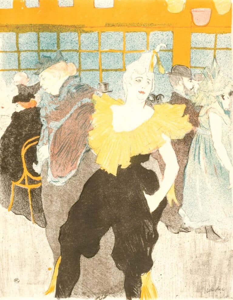 ´La clownesse au Moulin Rouge´, de Henri de Toulousse-Lautrec.