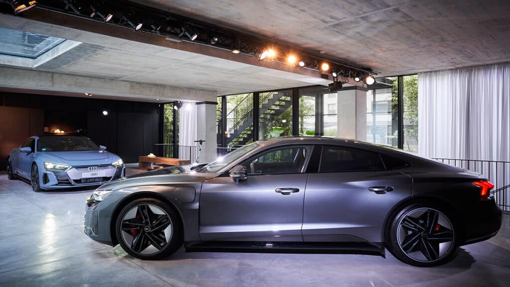 El poder de los nuevos comienzos: la Villa Mayfair acoge la presentación del Audi e-tron GT