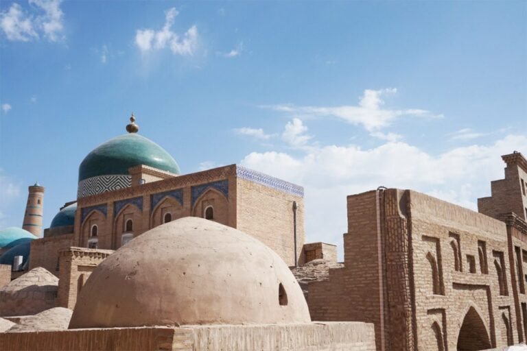 La ciudad fortificada de Khiva.