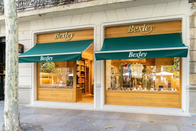 Fachada de la nueva tienda de Bexley en Madrid.