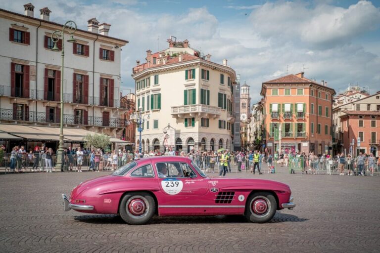 Día 1 en la carrera Mille Miglia.