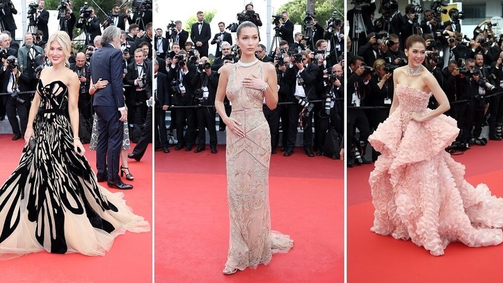 Glamour y escotazos en la alfombra roja de Cannes