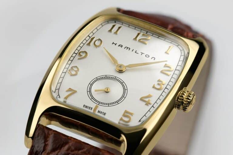 El Hamilton Boulton presenta un carácter clásico y funcional, evocando el espíritu vanguardista de la relojería suiza.  