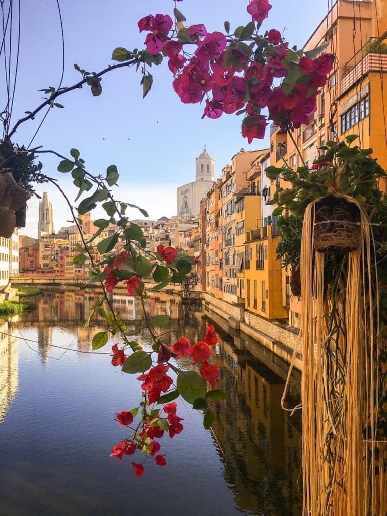 Puente de piedra, en Girona.