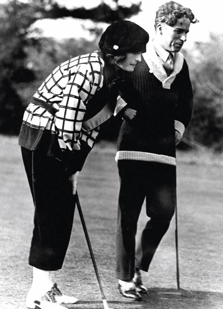 Pola Negri y Charles Chaplin. Lugar no identificado, 2 de febrero de 1923.