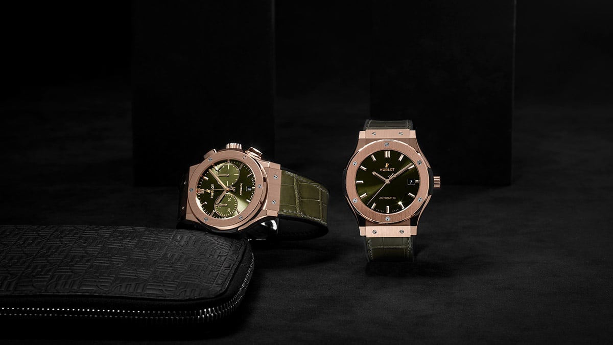 Elegancia natural: el verde como símbolo de elegancia en los relojes más exclusivos