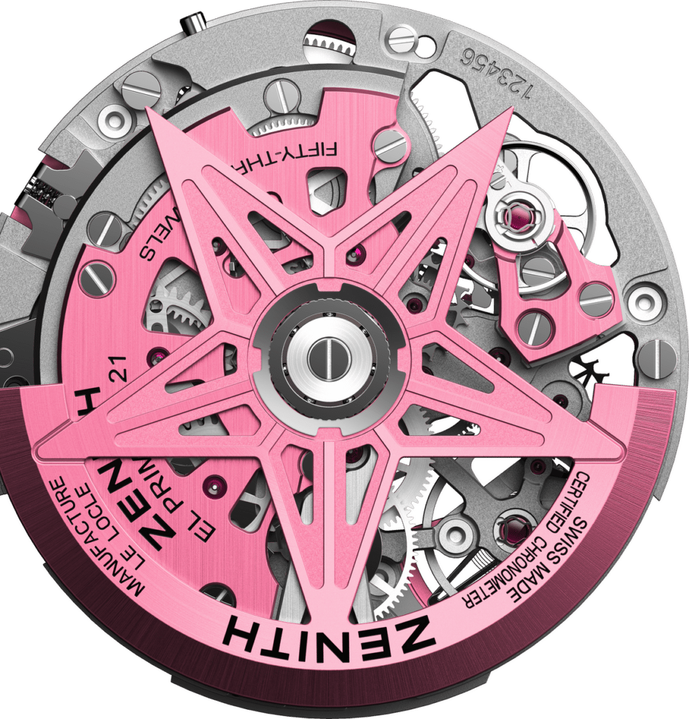 Zenith Defy Pink Edition: un color inédito para una buena causa