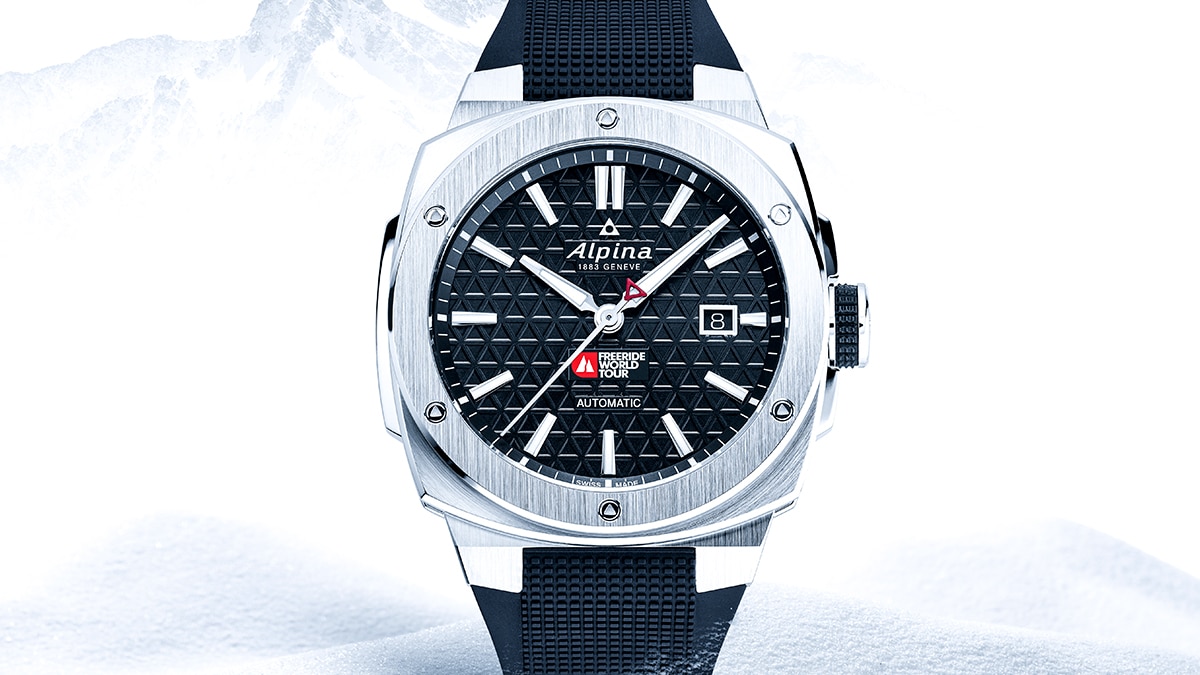 Alpina rinde homenaje al Freeride World Tour 2023 con un nuevo reloj
