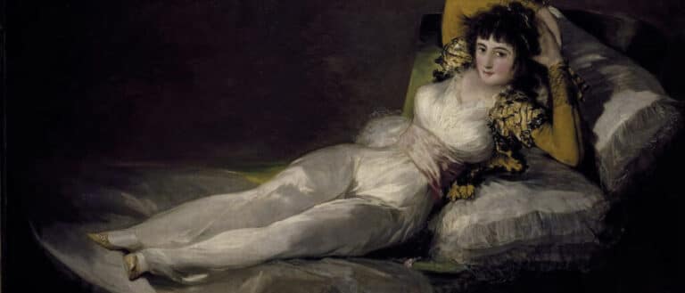 La maja vestida, de Francisco de Goya.