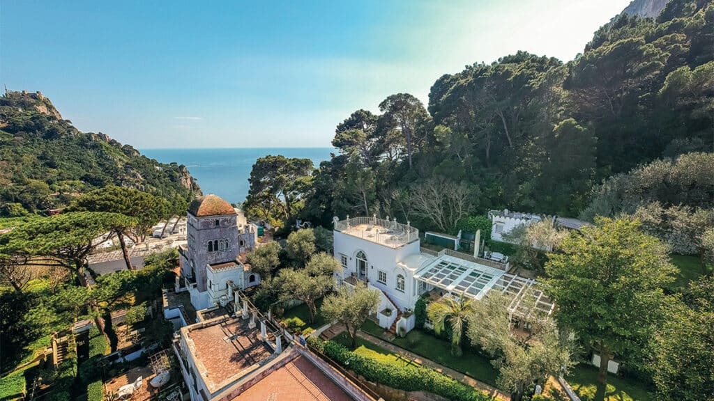 La histórica villa de Christian De Sica en Capri, refugio de artistas y escritores