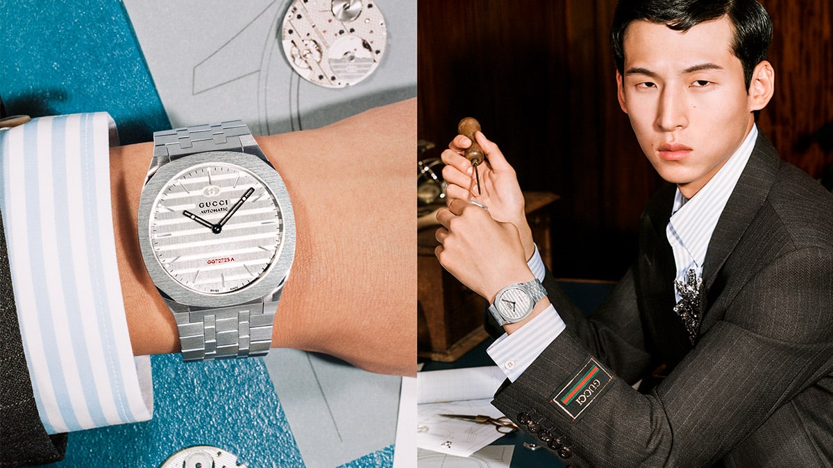 Entre la vanguardia y la técnica: Gucci presenta la nueva campaña del reloj ' GUCCI 25H'