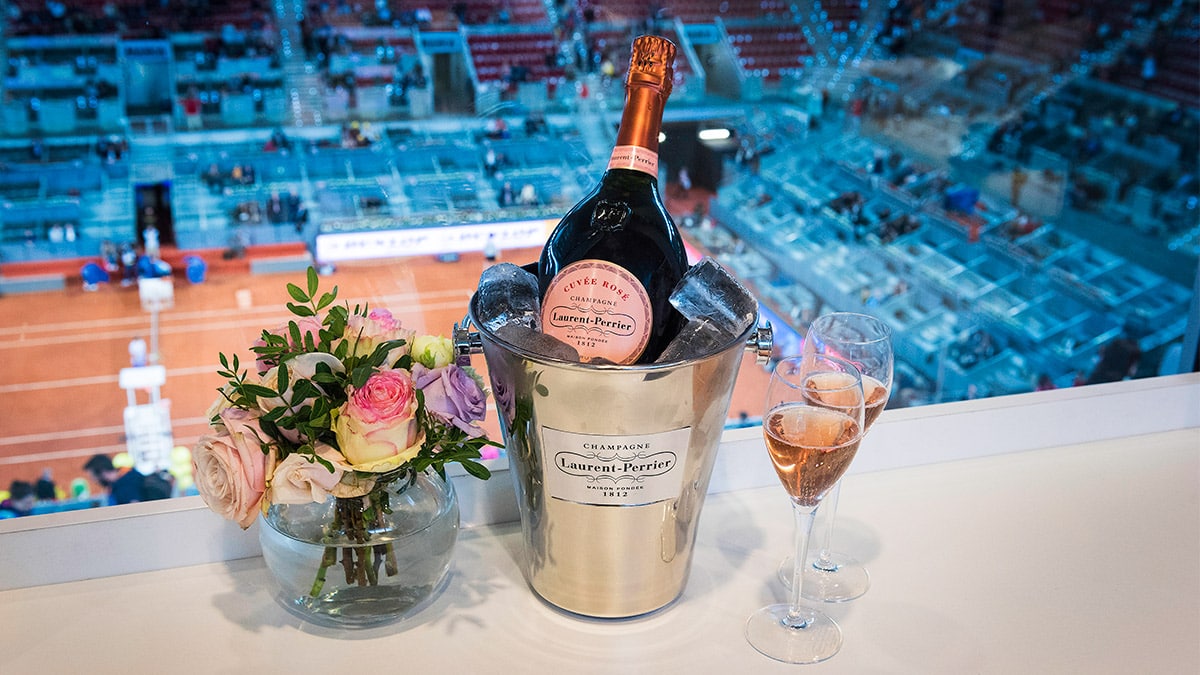Mutua Madrid Open brinda en su 20 aniversario con las burbujas de Laurent-Perrier