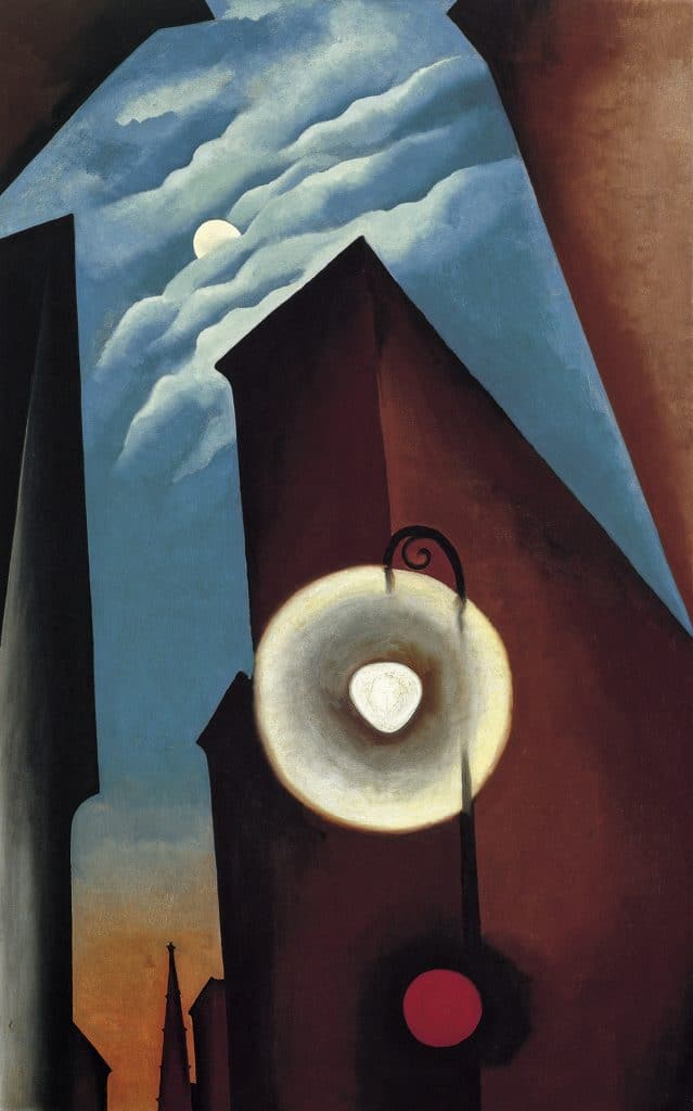 ´Calle de Nueva York con luna´ (1925), de Georgia O´Keeffe.