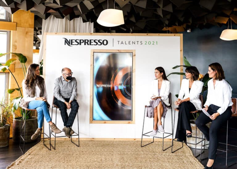 Miembros del jurado de la VI edición del Nespresso Talents. 
