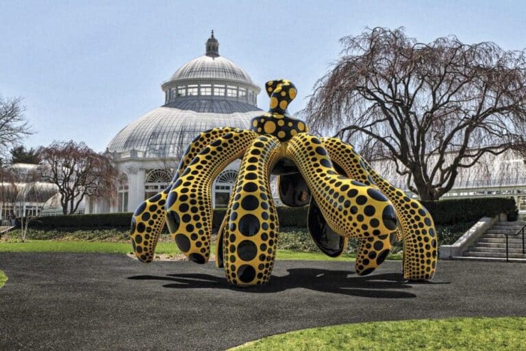 ´Dancing Pumpkin´, de la artista japonesa Yayoi Kusama (2020).