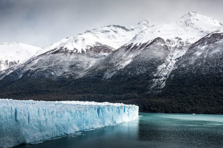 El emblemático glaciar Perito Moreno, en Argentina.