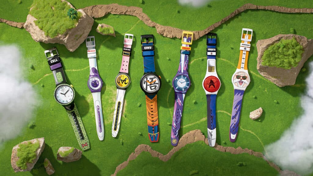 Swatch reinventa el mundo del anime con una colección inspirada en Dragon Ball Z