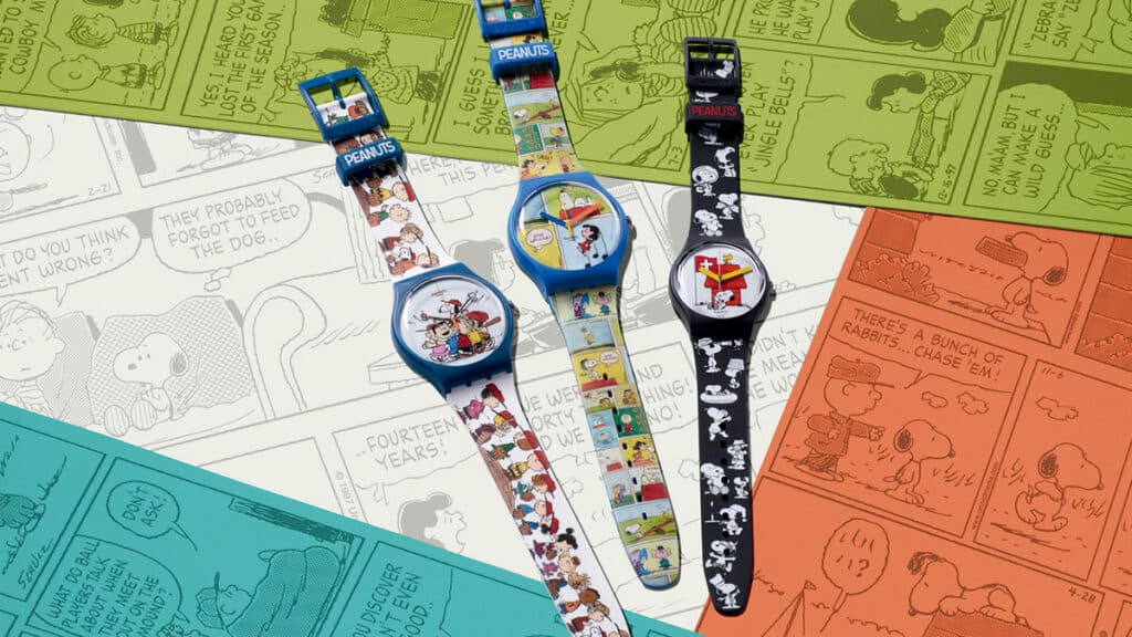 Carácter e imaginación en la nueva 'Swatch x Peanuts Collection'