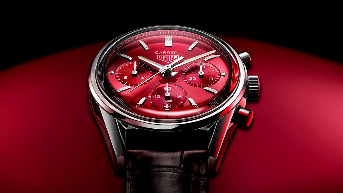 Un reloj de coleccionista: Tag Heuer presenta el nuevo Carrera Red Dial Limited Edition