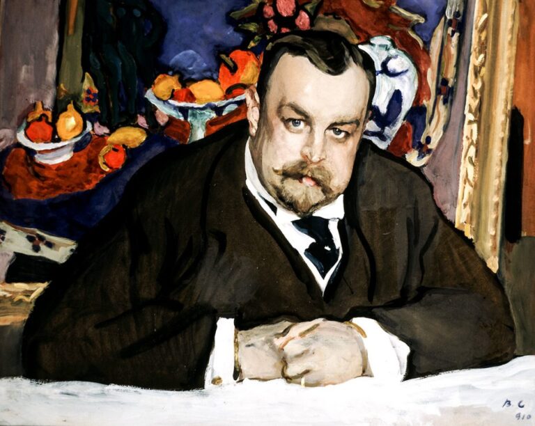 Retrato de Valentin Serov (1910). 