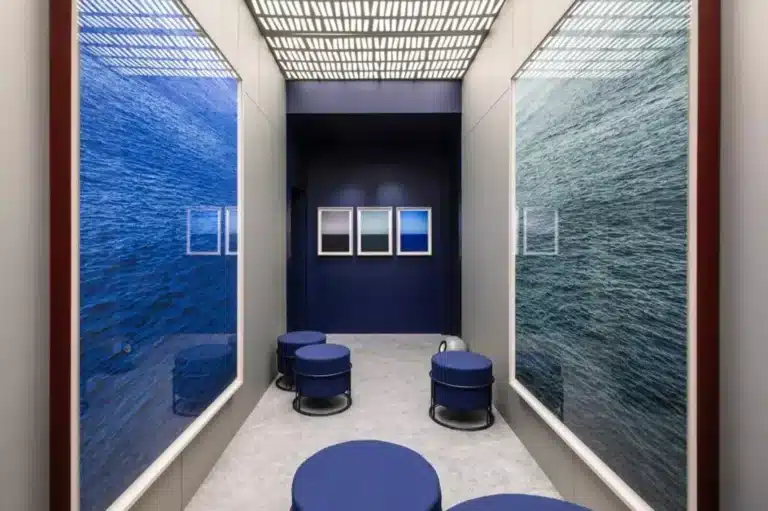 Espacio galería 1Mira Madrid, diseñado por el estudio PersonalK para Casa Decor 2024.