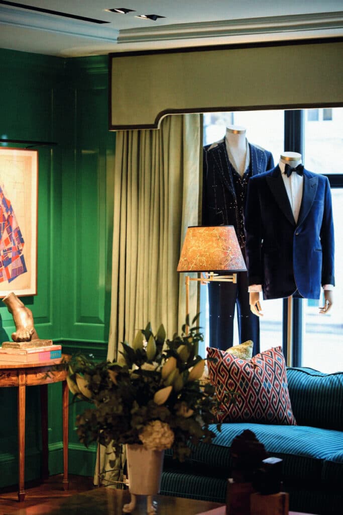 Boutique de Hackett London en New Bond Street, en Savile Row.