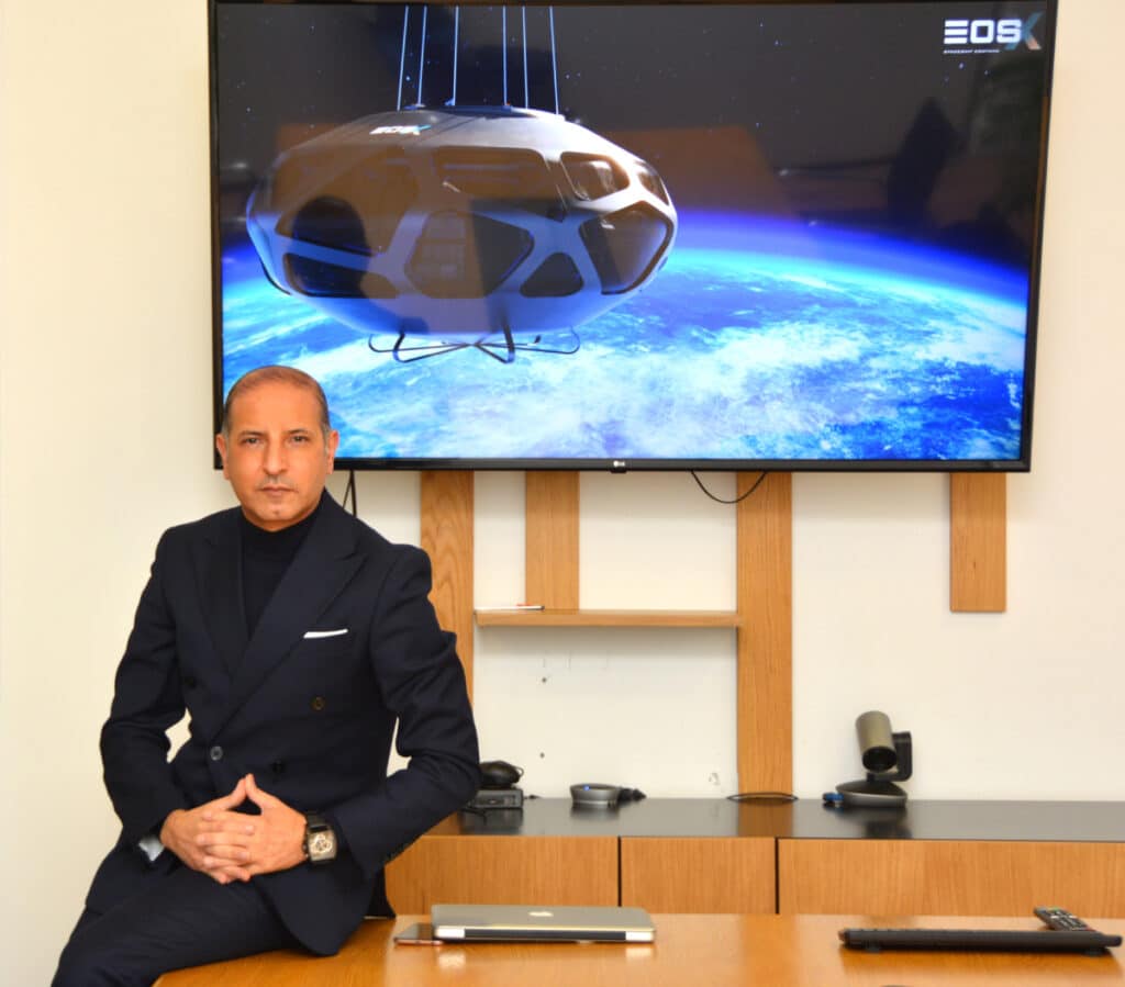 Kemel Kharbachi, CEO y fundador de EOS-X-SPACE.