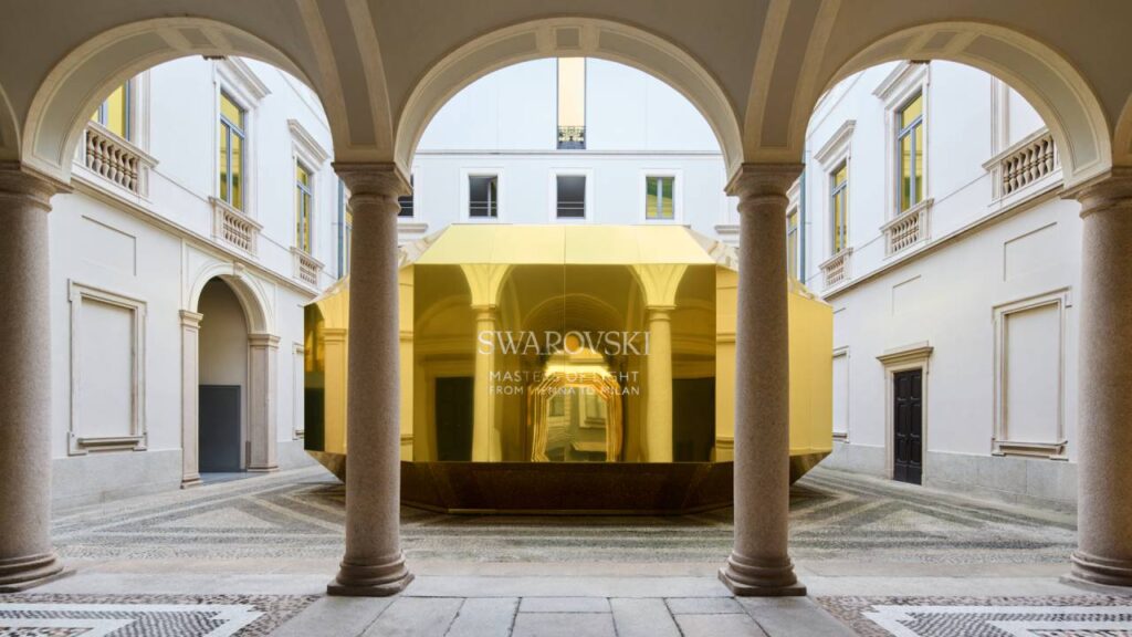 Swarovski Masters of Light Palazzo Citterio Entrance
