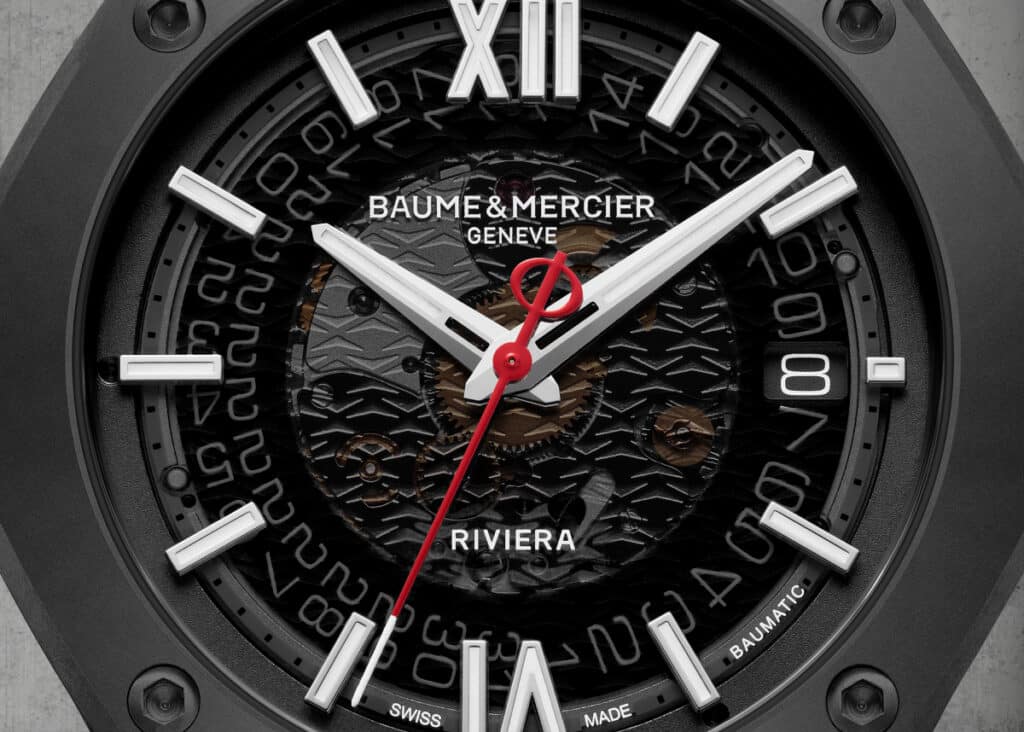 Segundero central rojo del el reloj Riviera Aurélien Giraud Edición Especial.