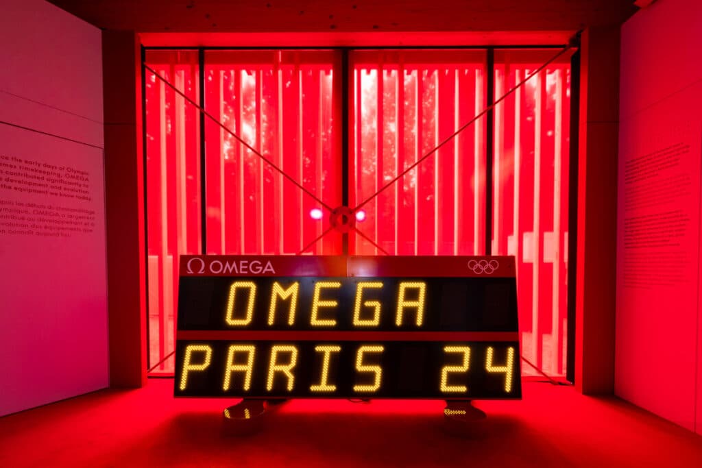 Pabellón OMEGA en los Juegos Olímpicos 2024 de París.