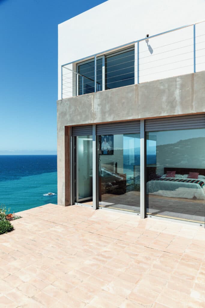 Solárium privado de la casa del chef José Pizarro en Zahara de los Atunes (Cádiz).