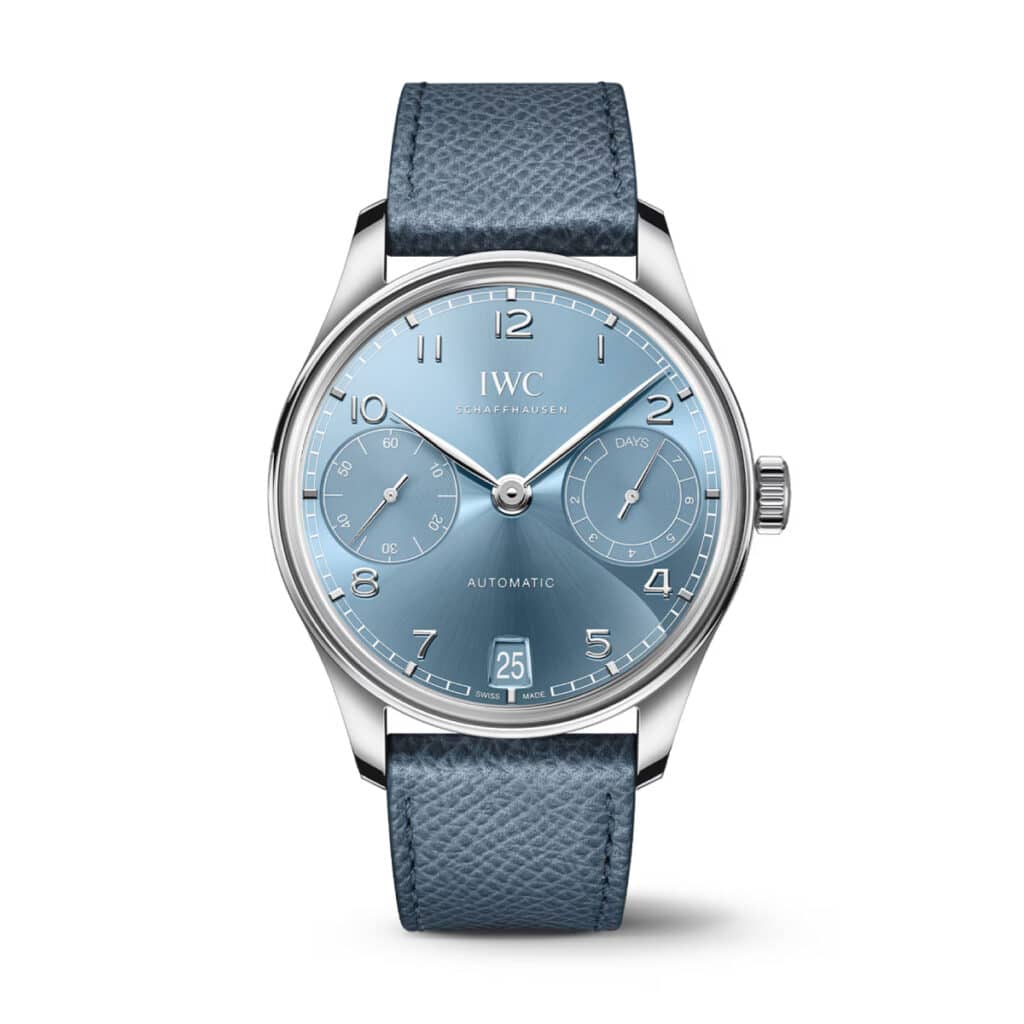 Nuevo Portugieser con esfera Horizon Blue de  IWC Schaffhausen.