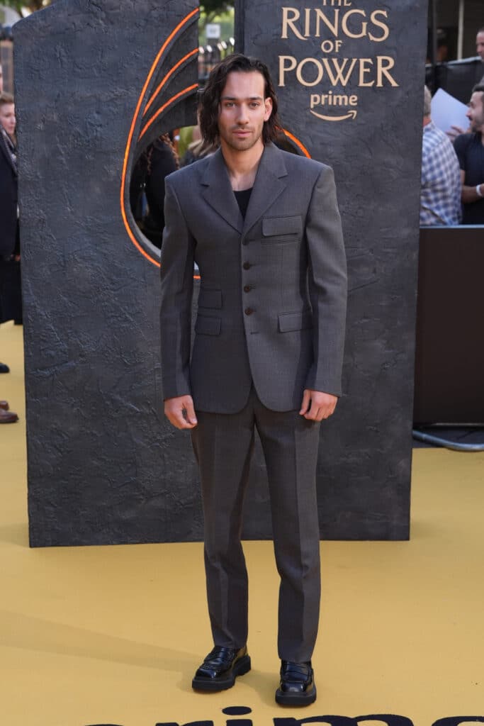 Maxim Baldry en el estreno de 'El señor de los anillos: los anillos del poder'