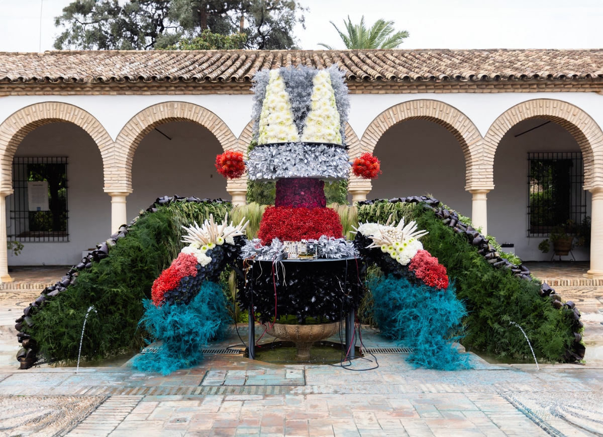 Creación de la artista Ha I I Hwa para la edición de Flora 2023 en Córdoba.