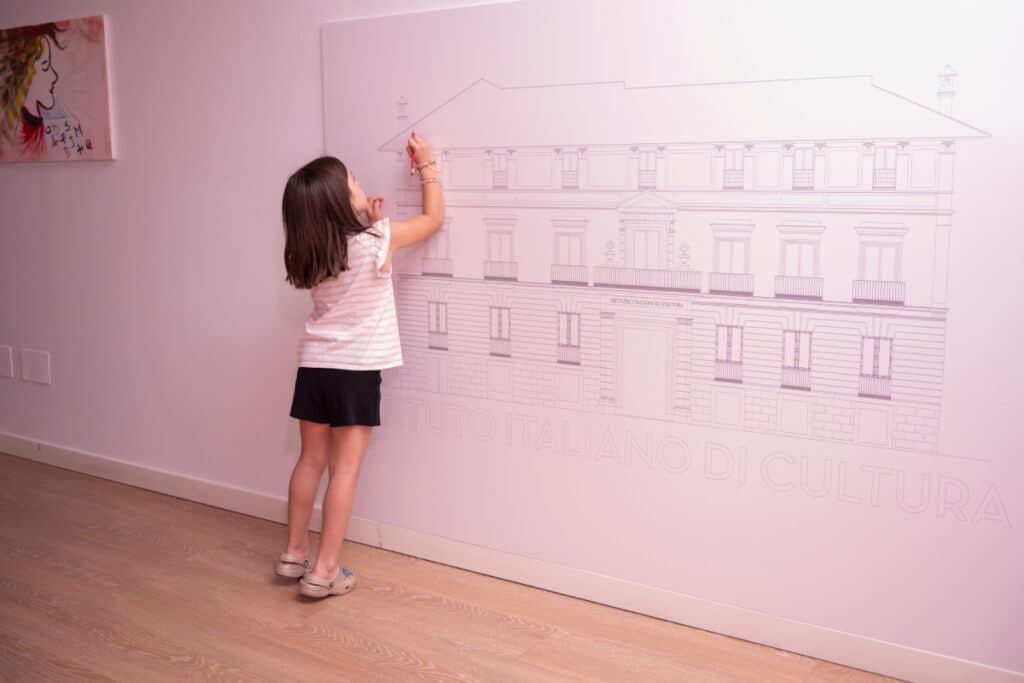 L’Istituto dei piccoli, espacio dedicado a los niños dentro del Istituto Italiano di Cultura di Madrid.