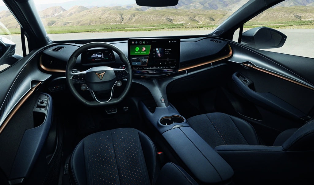 Interior del nuevo CUPRA Tavascan.