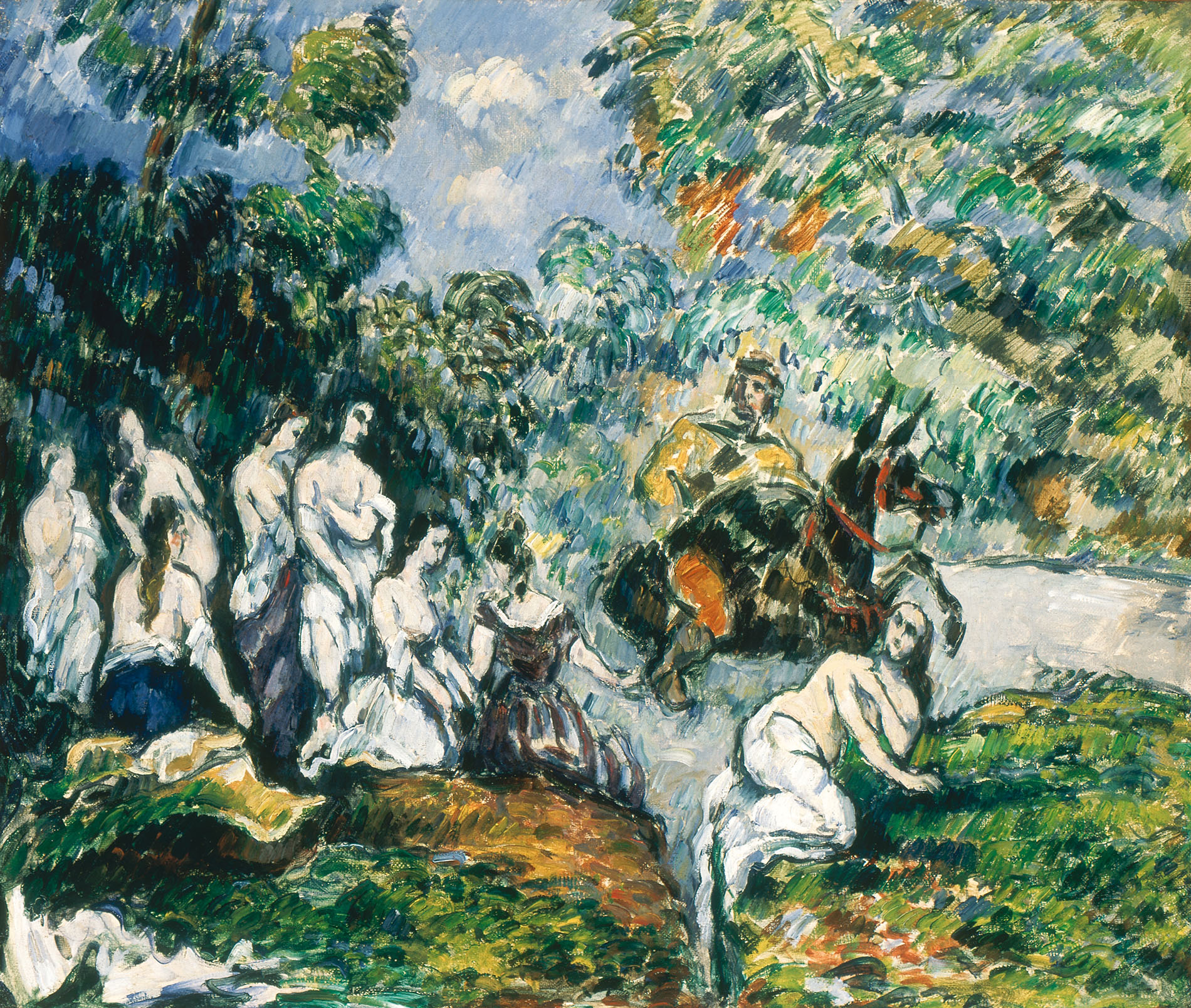 Escena legendaria o Sancho en el agua (1878), de Paul Cézanne.