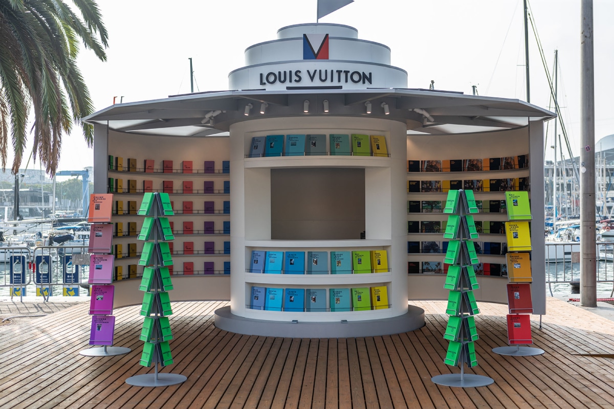 Quiosco de Louis Vuitton en la 37º America’s Cup de Barcelona.