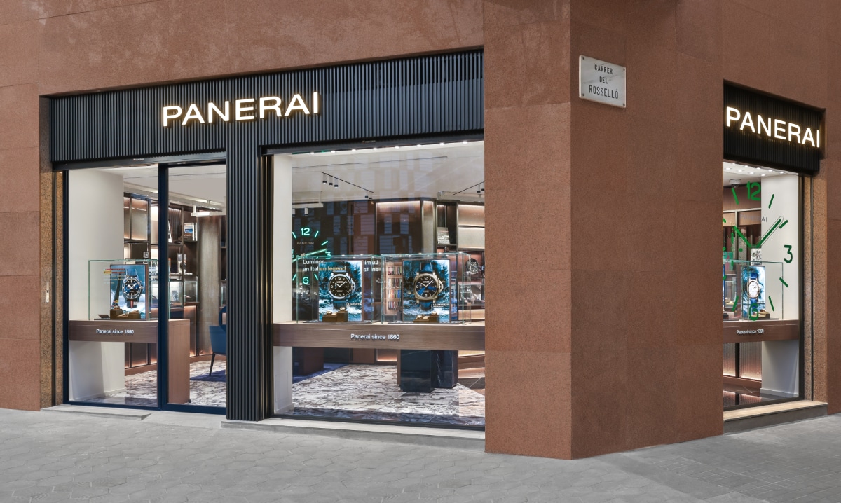 Primera boutique de Panerai en Barcelona.