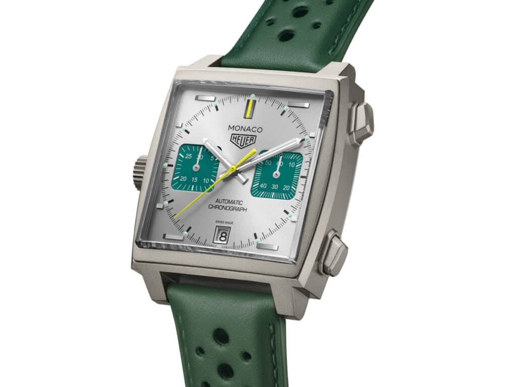 Monaco Chronograph Racing Green  de TAG Heuer. 