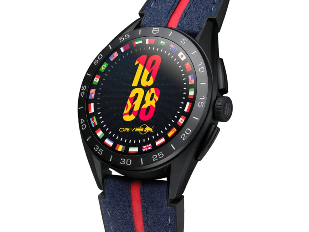 TAG Heuer Connected Calibre E4 45MM x Oracle Red Bull Racing Edition.