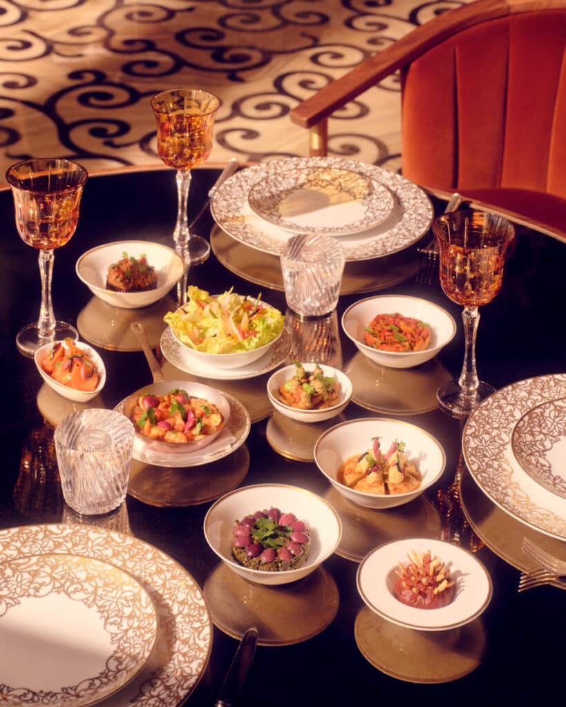 Oferta gastronómica del hotel Royal Mansour en la ciudad Casablanca de Marruecos.